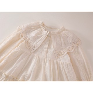 Váy Cho Bé Gái, Váy Bé Gái Thiết Kế 2 Lớp Dáng Kiểu Pháp Thanh Lịch Nhẹ Nhàng Chất Liệu Cotton Mềm