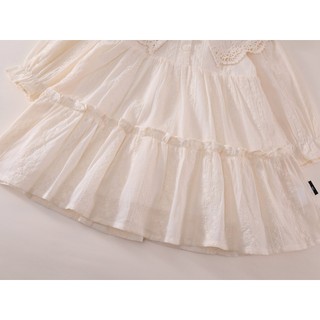 Váy Cho Bé Gái, Váy Bé Gái Thiết Kế 2 Lớp Dáng Kiểu Pháp Thanh Lịch Nhẹ Nhàng Chất Liệu Cotton Mềm