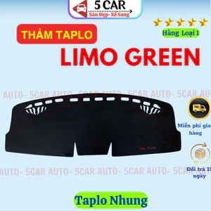 Thảm taplo Nhung/Da Carbon Vinfast Limo Green/MPV7 chống nóng hiệu quả, chống chói, thẩm mỹ đẹp, chuẩn khít form xe