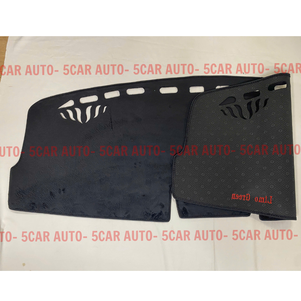 Thảm taplo Nhung/Da Carbon Vinfast Limo Green/MPV7 chống nóng hiệu quả, chống chói, thẩm mỹ đẹp, chuẩn khít form xe