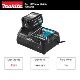 Đế sạc pin Makita 12V DC10SB, DC10WD | Makita Việt Nam