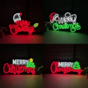 Đèn Trang Trí Led Neon Sign MERRY CHRISTMAS - Giáng Sinh - Kích thước 60 cm