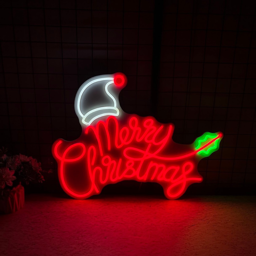 Đèn Trang Trí Led Neon Sign MERRY CHRISTMAS - Giáng Sinh - Kích thước 60 cm