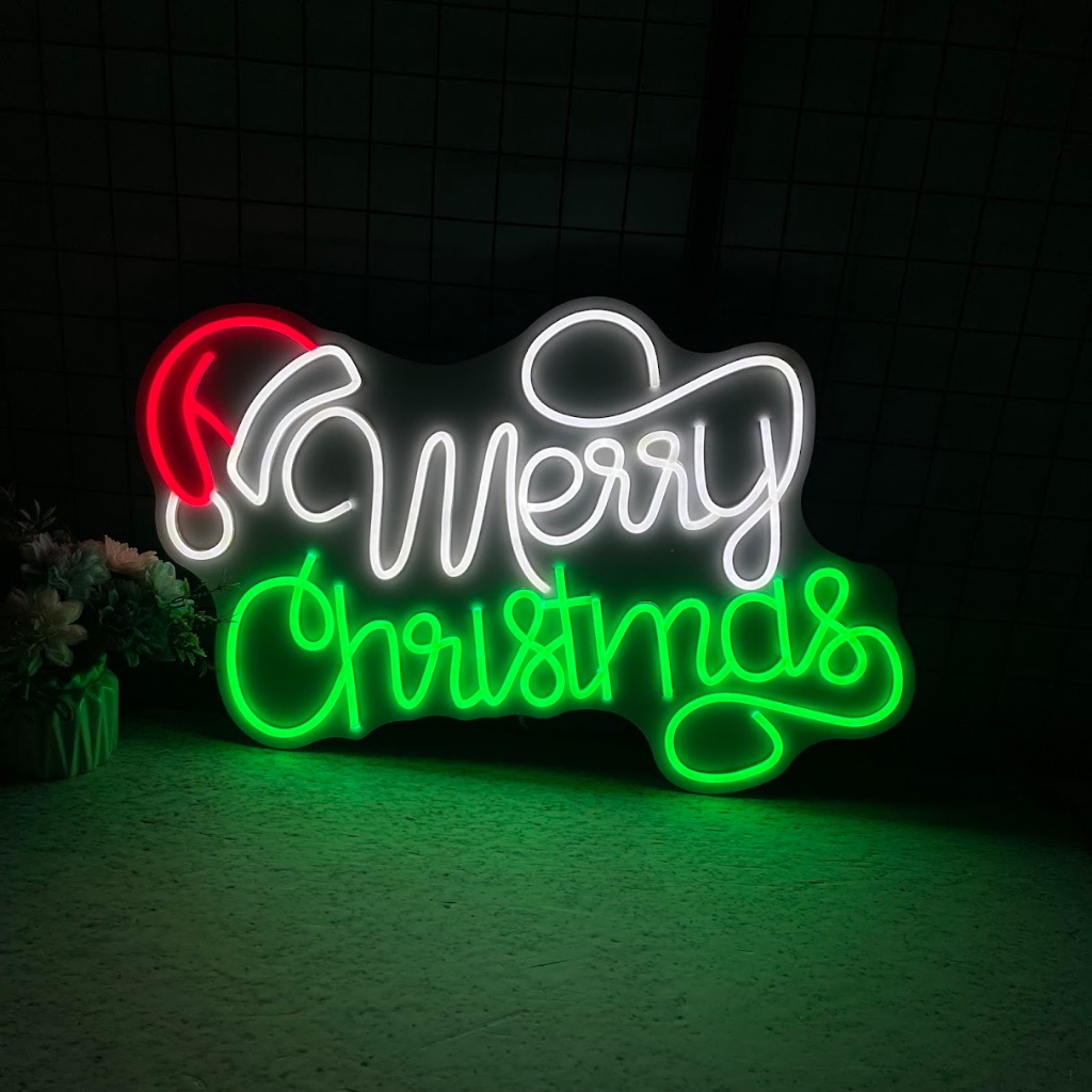 Đèn Trang Trí Led Neon Sign MERRY CHRISTMAS - Giáng Sinh - Kích thước 60 cm
