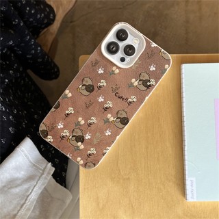 Ốp Lưng iPhone TPU Họa Tiết Da Mềm Lucky Flower Chống Sốc, Bảo Vệ Camera - iP X/XS/11/12/13/14/15/16/17/Plus/Pro/Max/Air