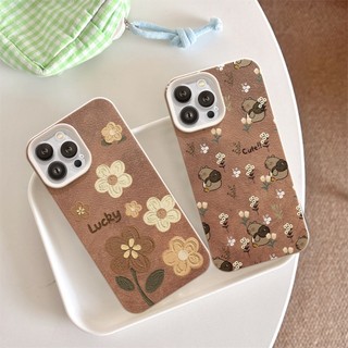 Ốp Lưng iPhone TPU Họa Tiết Da Mềm Lucky Flower Chống Sốc, Bảo Vệ Camera - iP X/XS/11/12/13/14/15/16/17/Plus/Pro/Max/Air
