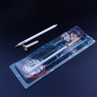 Bút Đồ Chơi Amine Nhật Bản Demon Slayer, Bút Anime Kimetsu No Yaiba-Ngòi Bút 0.5mm Mực Đều Nhanh Khô, Quà Tặng Cho Bé