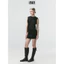 Chân Váy Lụa Dáng Ngắn Mini Skirt Màu Đen Cạp Trễ Ôm Body Tôn Dáng, Váy Ngắn Nữ Thời Trang Cá Tính, Chân Váy Mini Đen Ca