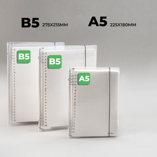 Sổ Còng A5 B5 CLASSMATE 8 Còng Kim Loại Chắc Chắn Thay Giấy Refill 100gsm Tráng Keo Đủ Loại Dòng Kẻ BC-01