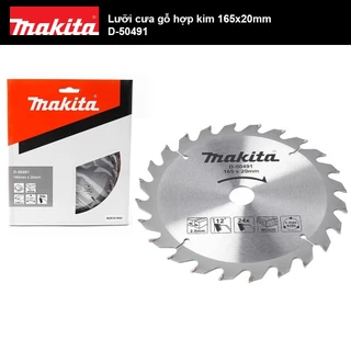 Lưỡi cưa gỗ hợp kim 165mmx20mm 24 Răng Makita D-50491 | Makita Việt Nam