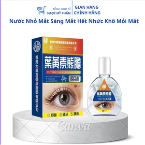 Nước Nhỏ Mắt Làm Sáng Mắt Hết Khô Hết Nhòe Mờ Bảo Vệ Thị Lực Cho Mắt