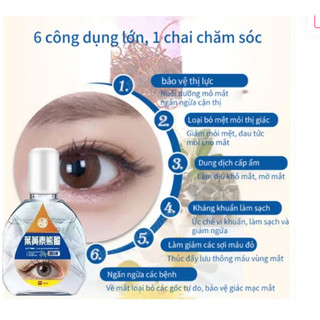 Nước Nhỏ Mắt Làm Sáng Mắt Hết Khô Hết Nhòe Mờ Bảo Vệ Thị Lực Cho Mắt