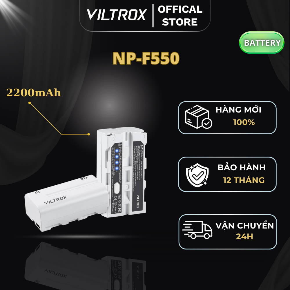 Pin Viltrox NP-F550