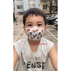 50 Chiếc Khẩu Trang Lụa Trẻ Em 5D Họa Tiết Siêu Nhân Cho Bé Từ 0 Đến 9Tuổin