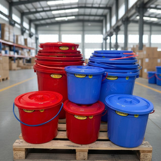 Xô Nhựa Có Nắp, Có Quai Xách Đa Năng 4L - 20L Nhựa PP Chính Phẩm Đại Triển - Hùng Home