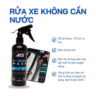 Dung Dịch Rửa Xe Không Cần Nước ACE Waterless Wash 100ml-500ml, Bảo Vệ Lớp Sơn, An Toàn Với Môi Trường, Đạt Chuẩn ZDH