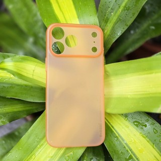 Ốp MEMUMI nhám siêu mỏng chống vân bảo vệ camera cho ip 17/16/15/14/13/12/plus/pro/promax/air 0.3MM
