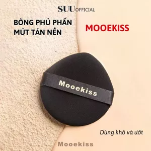 Bông Phủ Phấn Tán Nền Đa Năng MOOEKISS Có Thể Dùng Khô Và Ướt Tiện Lợi