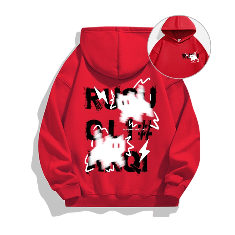Áo Hoodie HappyTee Unisex Form rộng Chú Chó  Dễ thương Chất Nỉ Cao cấp nhiều màu sắc
