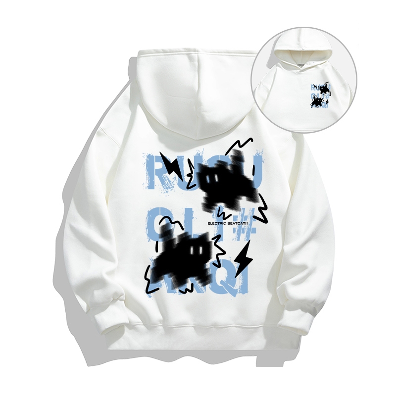 Áo Hoodie HappyTee Unisex Form rộng Chú Chó  Dễ thương Chất Nỉ Cao cấp nhiều màu sắc