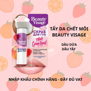Son dưỡng môi Beauty Visage có màu, dưỡng ẩm, chống nứt nẻ, căng mọng hồng môi của Nga