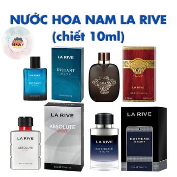 (Chiết 10ml) Nước Hoa Nam Xách Tay Đức La Rive, Nước Hoa Nam Ấm Áp, Mạnh Mẽ, Nước Hoa Nam