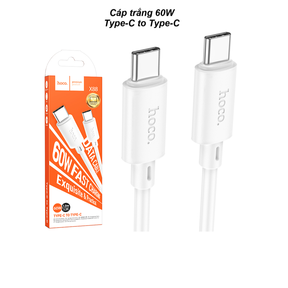 Cáp Sạc Nhanh Type-C 60W – cho Samsung, OP, Ip15 / 16 / 17 Hỗ Trợ PD – Truyền Dữ Liệu – Dây sạc SS
