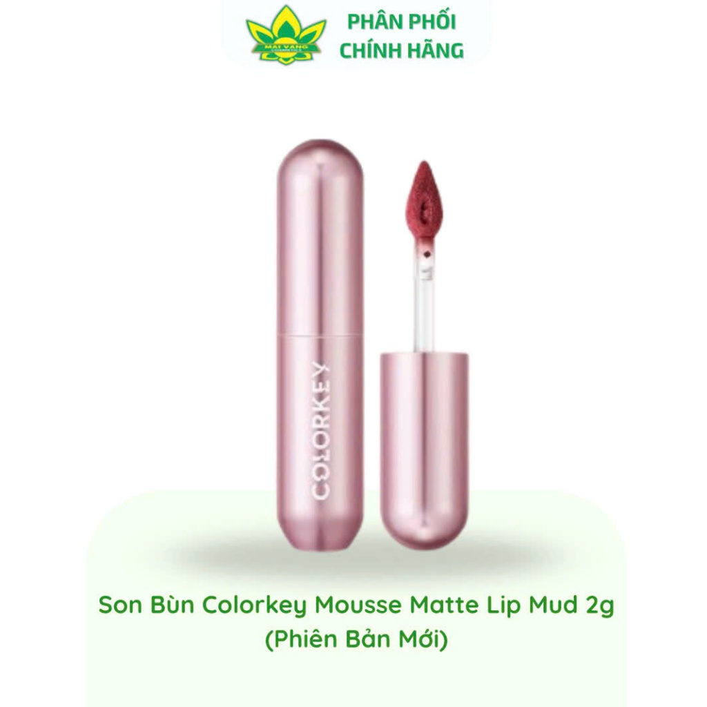 Son Kem Bùn COLORKEY Phiên Bản Mới Chất Son Mềm Mịn Che Vân Môi Tốt ...