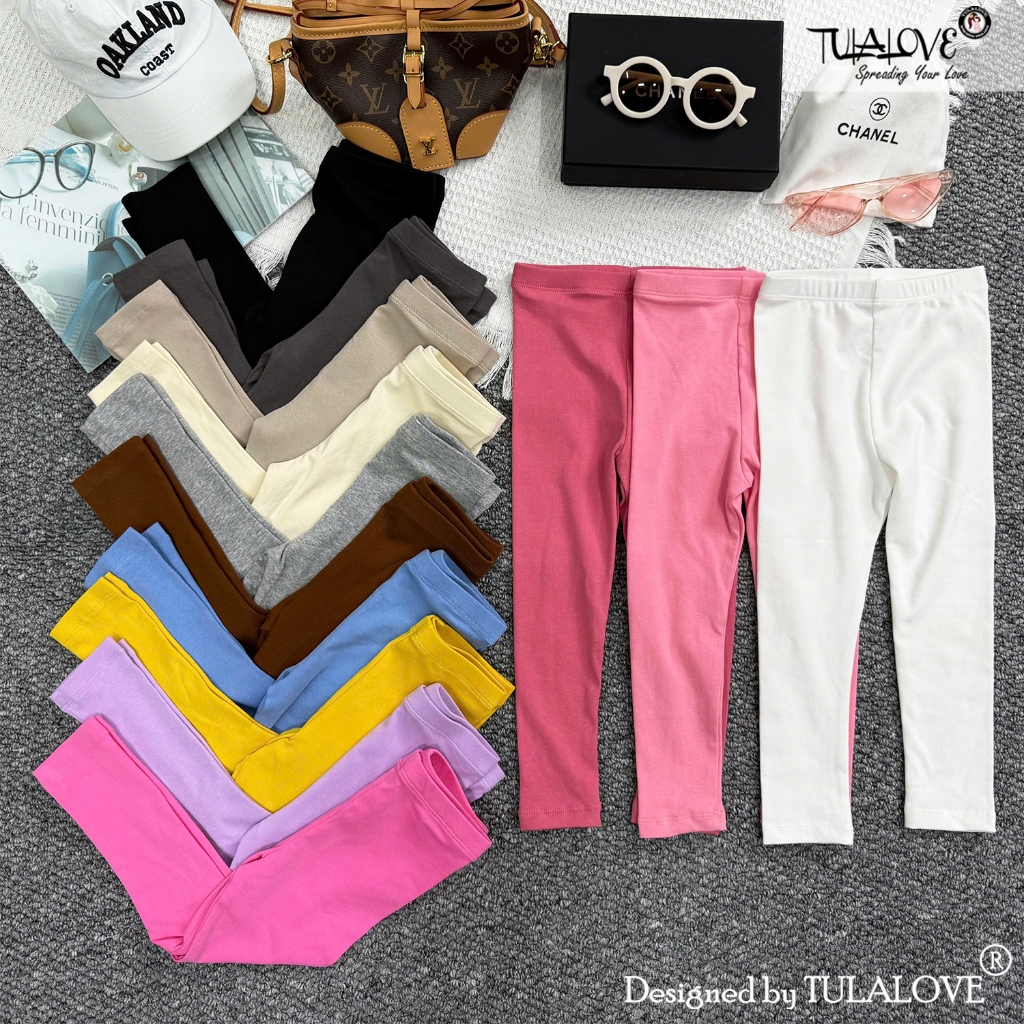 LEGGING DÀI CHO BÉ Cực Thoải Mái Và Sang Chảnh,Quần Thun Ôm Dài Bé Gái Legging Tulalove