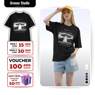 Áo Phông Local Brand UFO Oversize 250GSM URANOX Unisex Form Rộng Cotton Cao Cấp 100% Chính Hãng M13