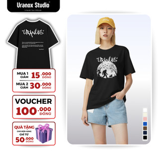 Áo Phông Local Brand Oversize 250GSM Edgar Mitchell URANUS Unisex Form Rộng Cotton Cao Cấp 100% M14