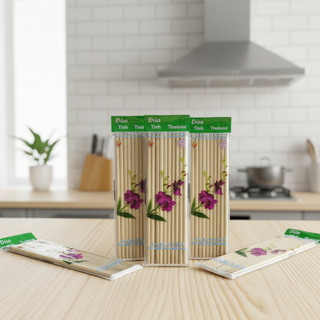 Combo 10 đôi đũa tre không hoá chất giá sỉ - Hùng Home