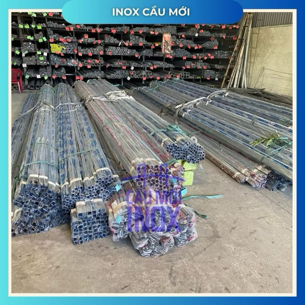 Ống tròn Inox 201 phi 9.6, 12, 16, 19, 22, 25, 27, 32mm (dài 0.5m/0.6m/1m/1.2m)