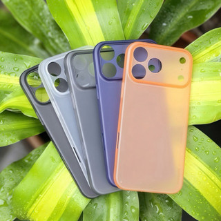 Ốp Memumi nhám siêu mỏng 0.3mm chống ố màu dành cho Iphone 17 16 15 14 13 12 pro plus promax air
