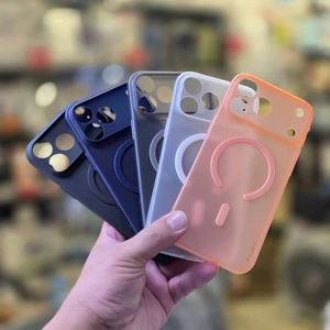 Ốp lưng MEMUMI nhám siêu mỏng hỗ trợ sạc không dây cho iPhone 17 16 15 pro promax air - Magsf