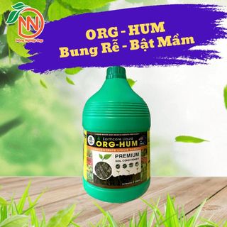 Org Humic 3 Lít - Phân Bón lá Bung Rễ, Bật Mầm - Cung Cấp Humic Acid và Fulvic Acid