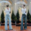 YURI JEANS - Quần Jeans Nữ Ống Suông Phối Kiểu Túi Vuông (Mã 11)