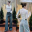 YURI JEANS - Quần Jeans Nữ Ống Suông Phối Kiểu Túi Vuông (Mã 11)