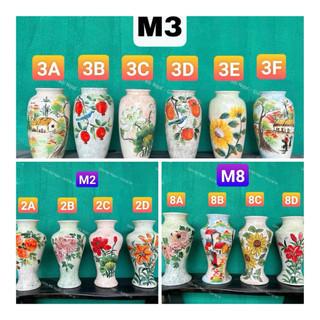 [NHIỀU MẪU] Bình Hoa Gốm Sứ Cao Cấp Vuốt Tay - Vẽ Chim/Hoa Bằng Tay Thủ Công Sắc Sảo - Men Tiêu/Men Trổ Độc Đáo