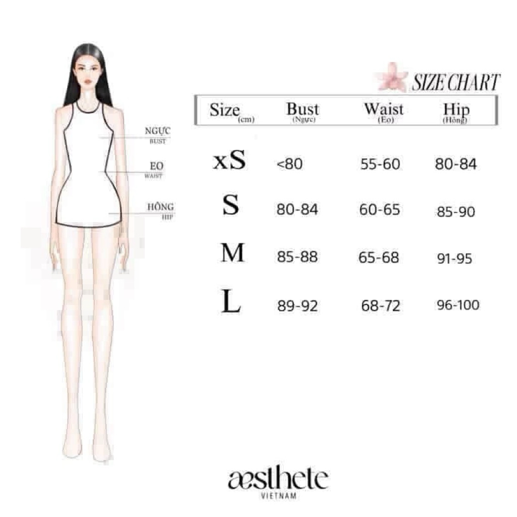 AESTHETE - DORIS DRESS - Váy nâu/trắng lấp lánh *đọc kỹ mô tả*