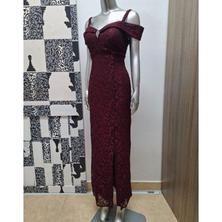 Đầm dạ hội trễ vai vnxk dư R&M RICHARDS