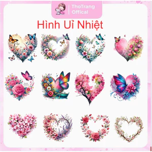 Hình ủi nhiệt-Miếng vá áo rách,che vết rách vết lỗi trang trí trang phục quần áo