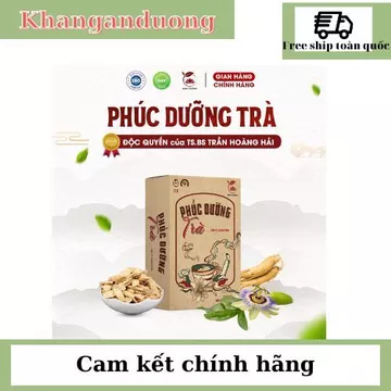 Trà thảo mộc Phúc dưỡng trà hỗ trợ tăng cân ăn ngon, ngủ ngon tiến sĩ trần hoàng hải