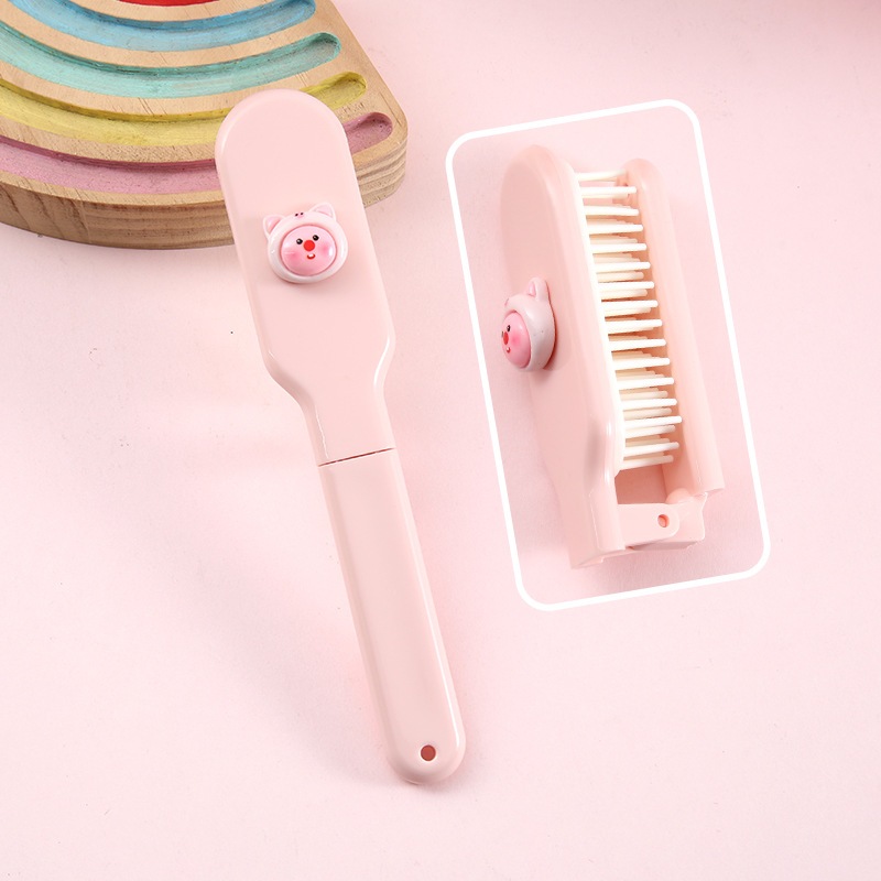 Lược, lược gấp gọn mini hoạt hình dễ thương