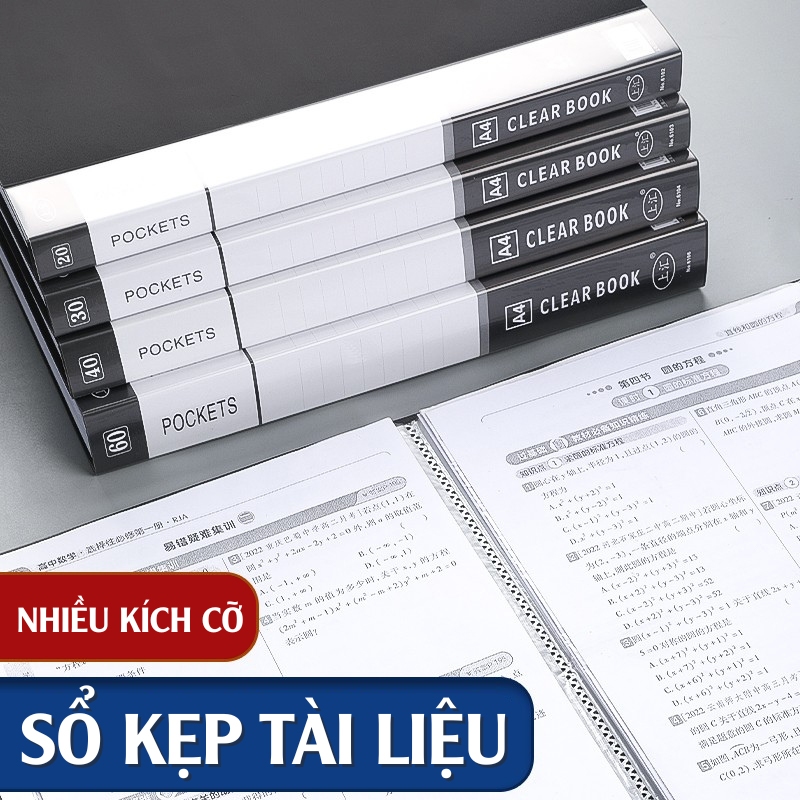 Bìa Lá Đựng Tài Liệu A4 Cao Cấp – Tập File Lá Đựng Hồ Sơ, Giấy Tờ Gọn Gàng Chuyên Nghiệp