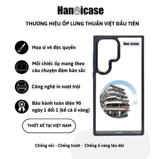 Ốp lưng điện thoại Han icase cho Samsung S23/S24/S25 Series Chống sốc 2.5m, In Thủ Công Hàm Cá Mập