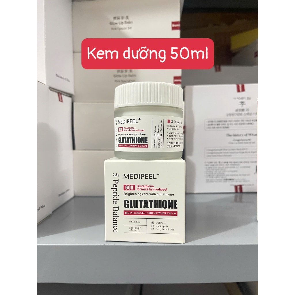 Serum, Kem Dưỡng Dưỡng Trắng MEDIPEEL Glutathione 600 White 30ml 50ml