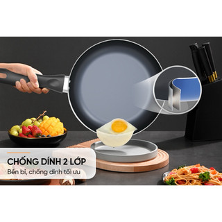 Chảo chống dính KHÔNG TỪ Sunhouse Cam Homeware- Đường kính: 18-20-22-24-26-28-30cm - KHÔNG DÙNG ĐƯỢC TRÊN BẾP TỪ