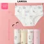 COMBO 4 Quần lót bé gái cotton cao cấp co giãn êm ái họa tiết gấu thỏ cute dễ thương LANIXA L7000
