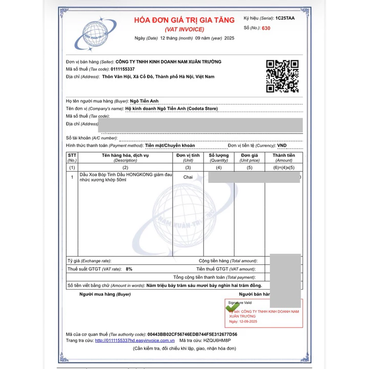 Dầu Xoa Bóp Tinh Dầu HONGKONG giảm đau nhức xương khớp 50ml – 7